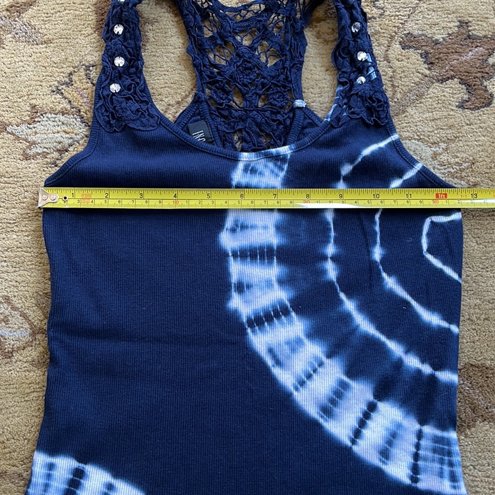 INC Tank with Rhinestones - Picture 3 of 7
